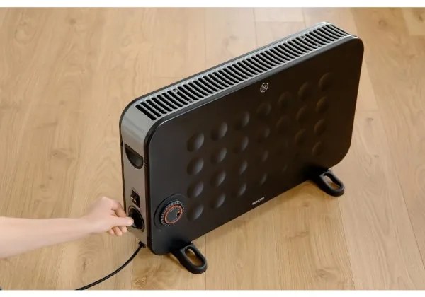 Sencor - Elektrický priamotop/konvektor 750/1250/2000W/230V termostat IP24 čierna