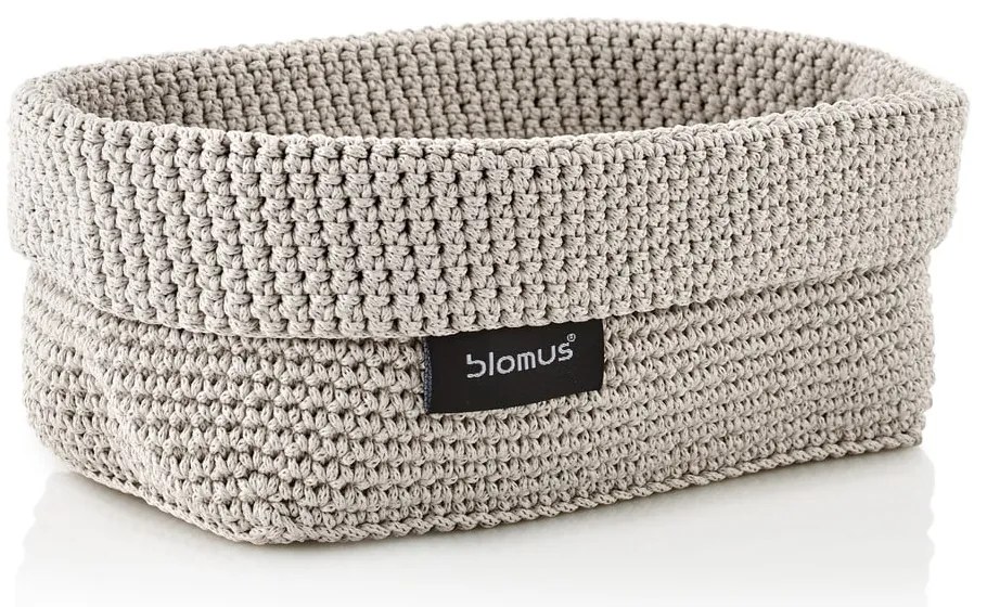 Béžový úložný Košík Blomus Rope, 11,5 x 20 cm