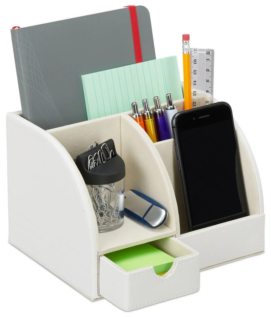 Organizér na stôl RD9947, biela