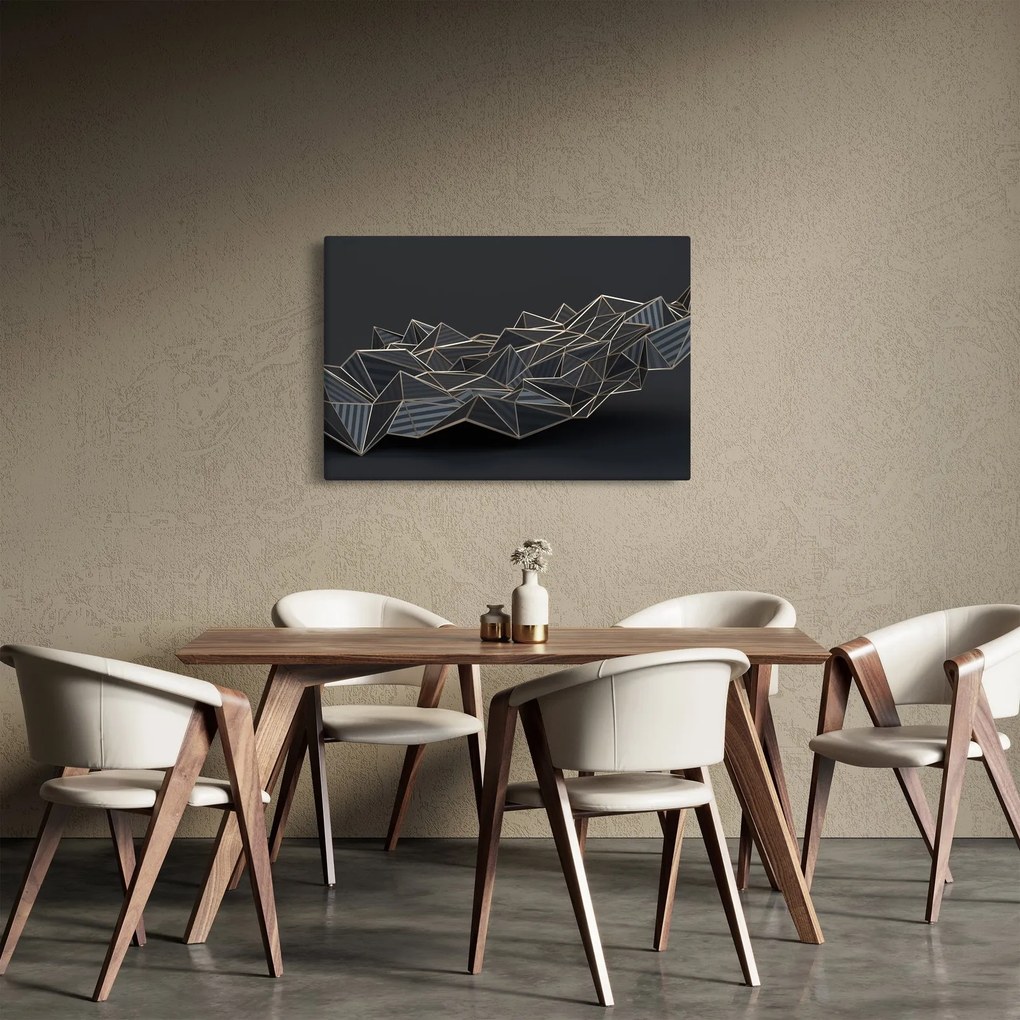 Obraz abstrakcie (90x60 cm)