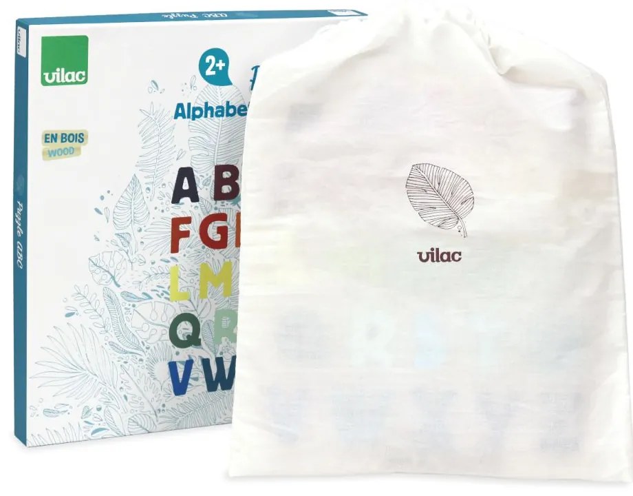 Vilac Vkladacie puzzle abeceda