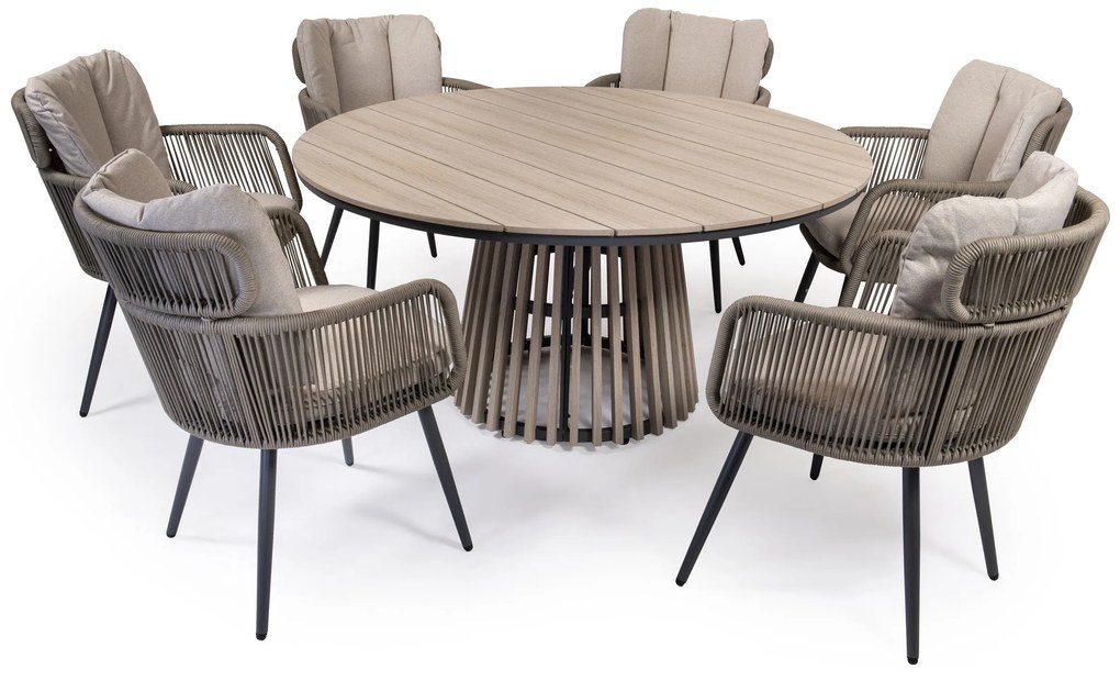 Záhradný jedálenský nábytok LINARES TRINXA