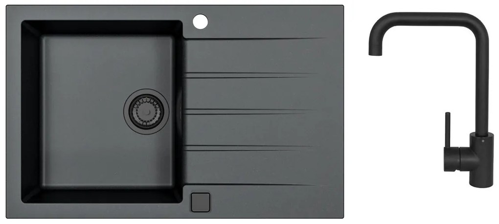 SET ALVEUS CADIT 20/91 BLACK ADDITION + BATERIE OZ - black addition