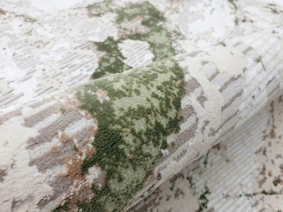 DC Koberec Exclusive 193 krémová zelená Rozmer: 160×220 cm