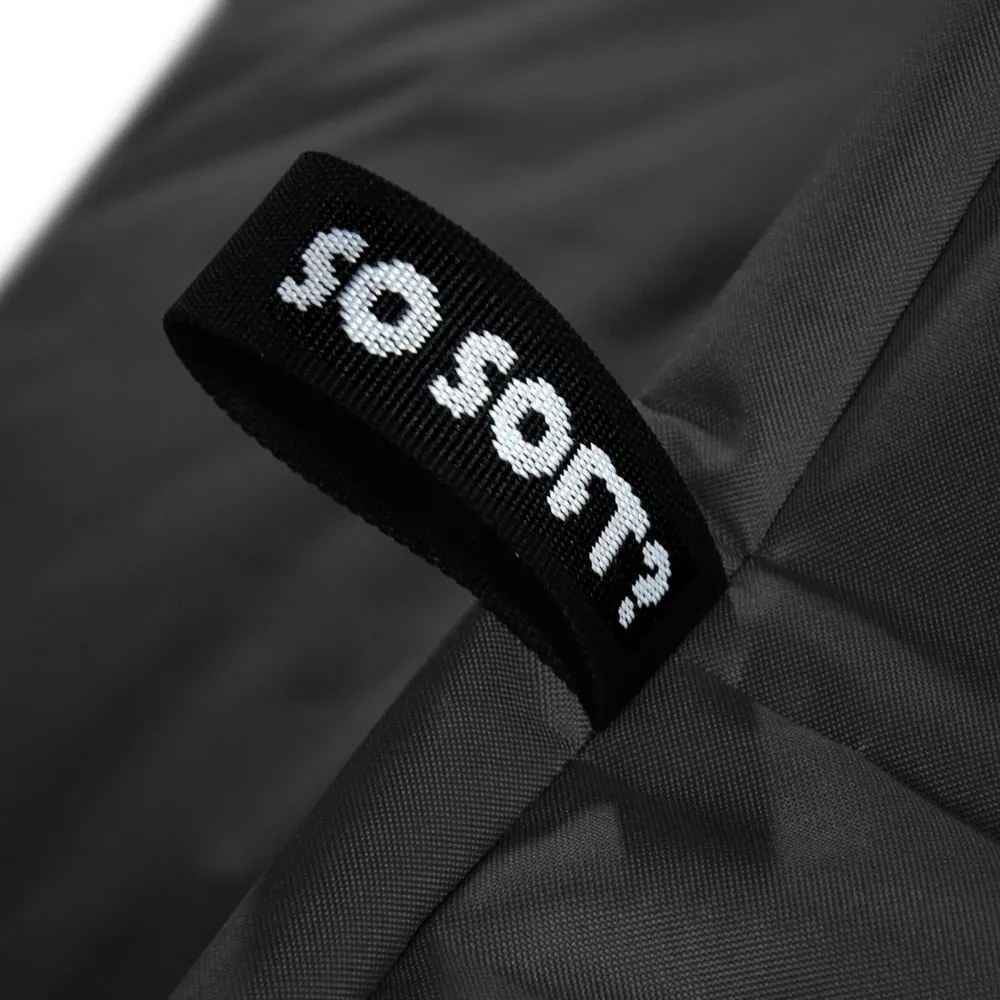 Sivý sedací vak Icy Sofa – So Soft?