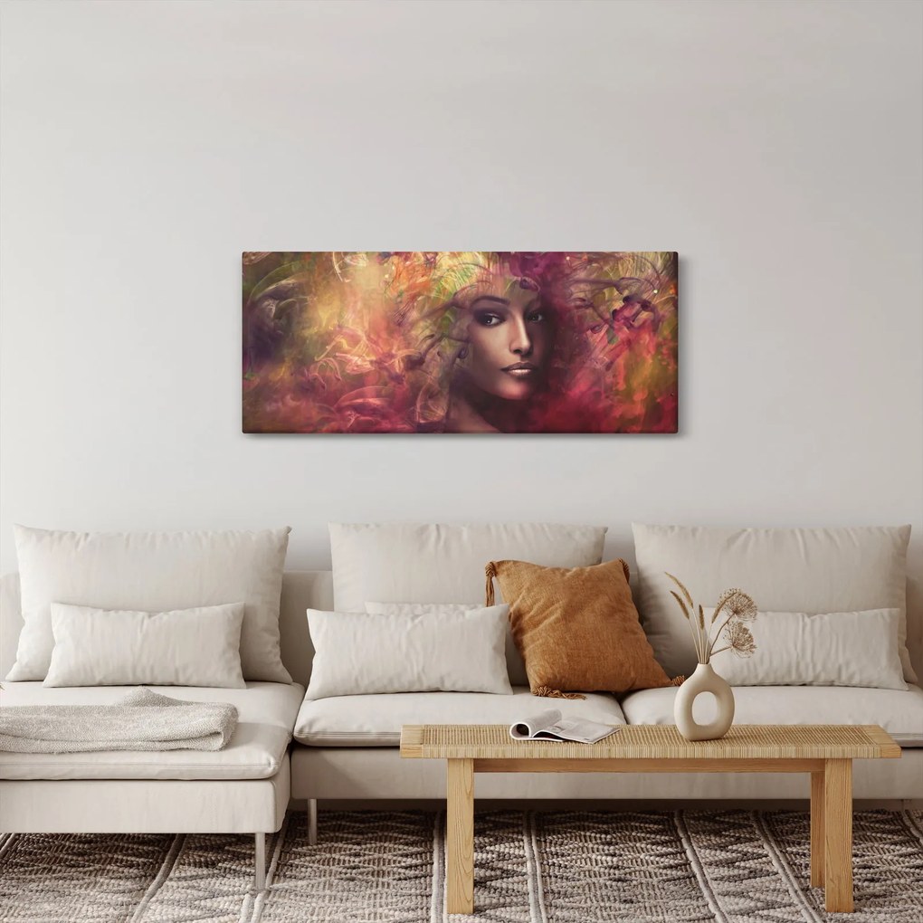 Obraz - Fantasy žena (120x50 cm)