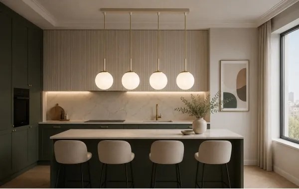 BRILAGI - Závesný luster MILO na lanku 4xE27/60W/230V béžová/zlatá