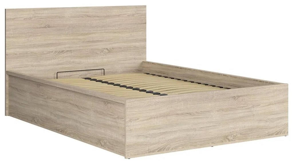Manželská posteľ 140 cm BRW Tetrix 8 (dub sonoma) (s roštom) (s úl. priestorom). Akcia -31%. Vlastná spoľahlivá doprava až k Vám domov. 1098489