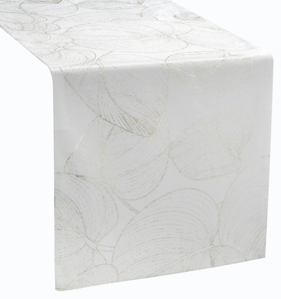 OBRUS BLINK 16 35X140 CM BIELY