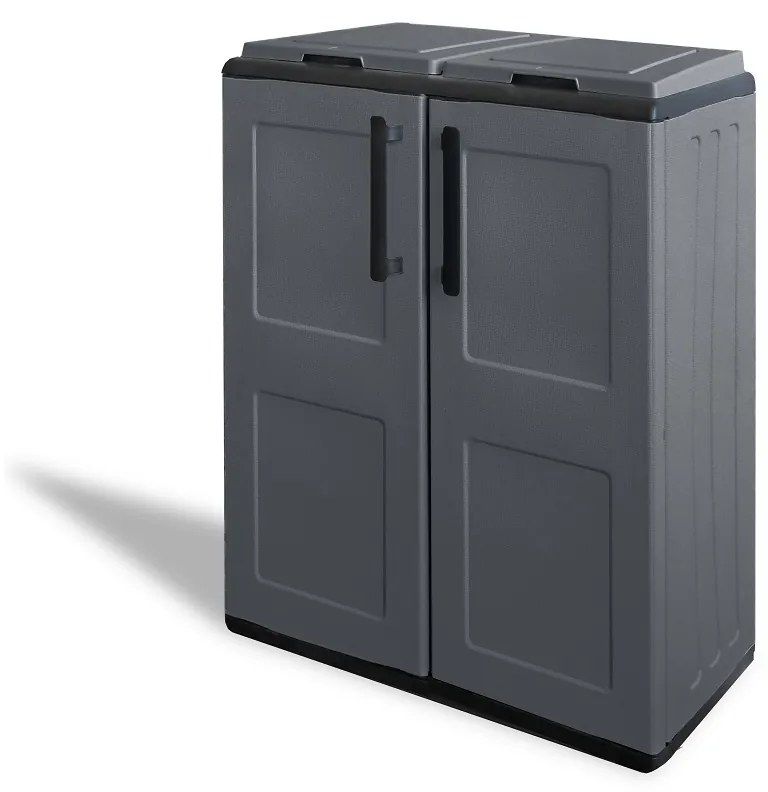 ARTPLAST Skriňa na triedený odpad Linea FREE 2dv/2víka Poškodený obal: Nie
