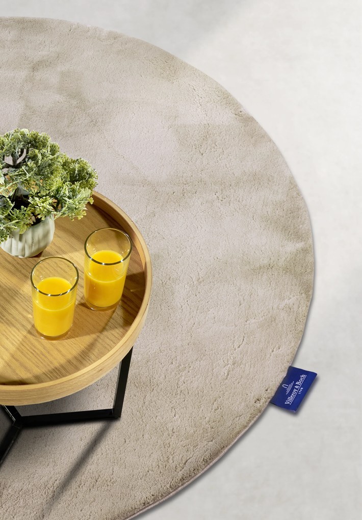 Villeroy & Boch, Kusový koberec Villeroy & Boch 106159 Beige kruh, 160x160 (priemer) kruh, béžová, obývacia izba