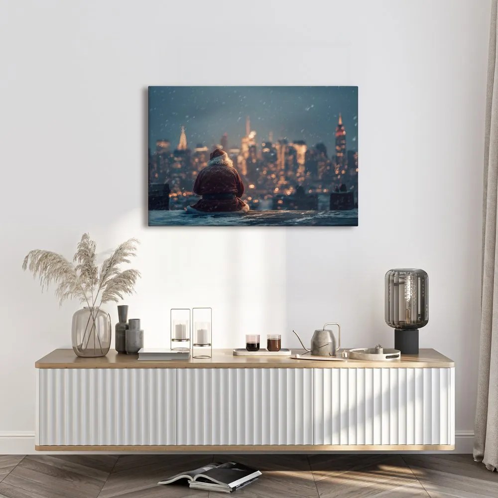 Obraz santa vo veľkomeste