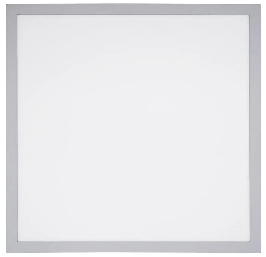 EMITHOR LED panel ALVARO, 40W, denná biela, 60x60cm, štvorcový, strieborný