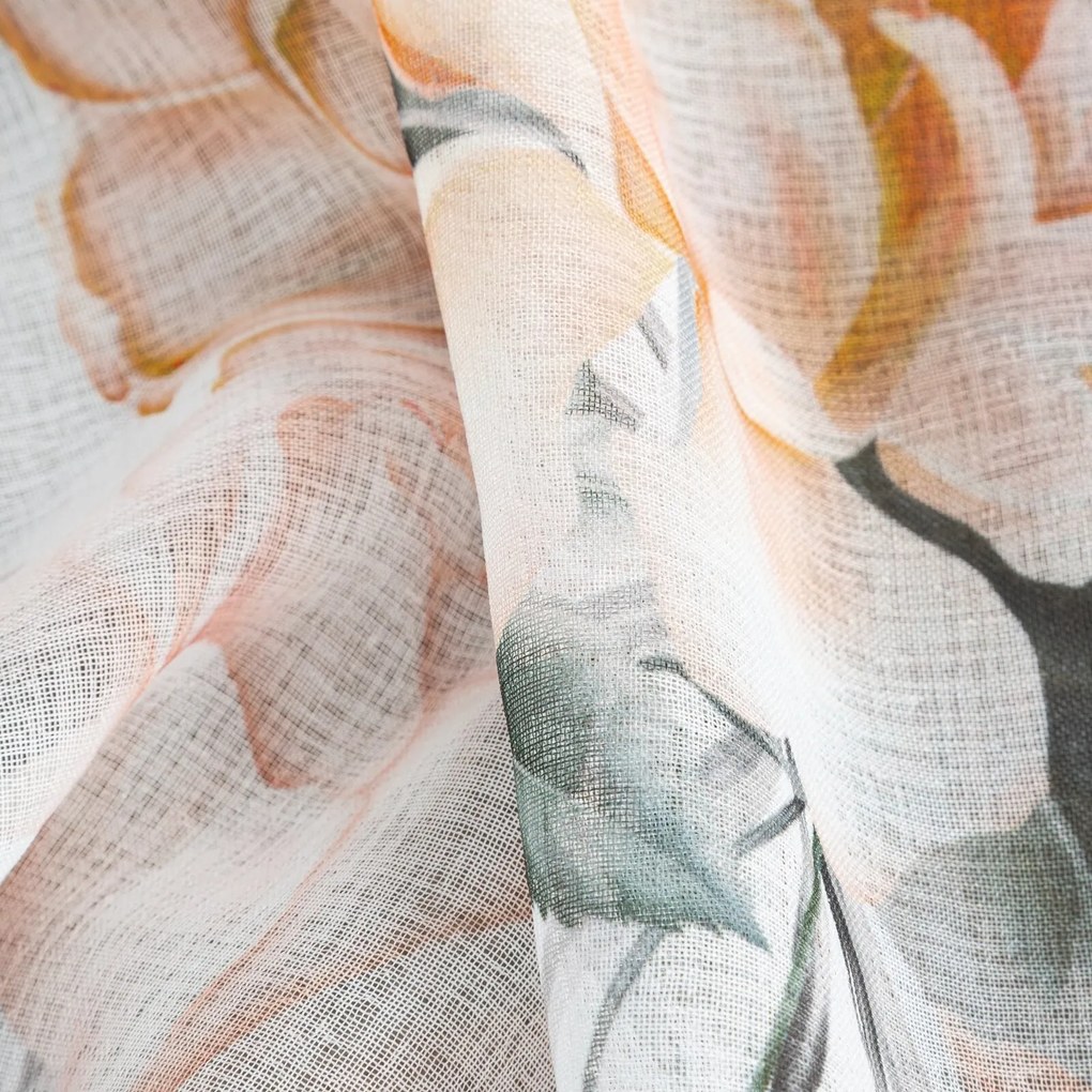 ZÁVES NA PÁSKE ELLIE 140X270 CM KVETY