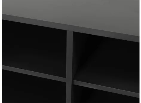 Tv stolík/skrinka Tilderi Grey 150, Farby: antracit