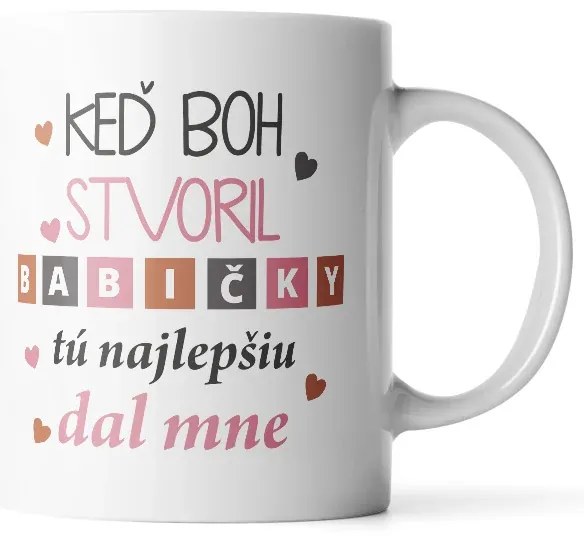 Sablio Hrnček Keď Boh stvoril babičky - 330 ml - standard
