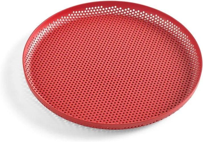 HAY Tácka Perforated Tray M, red