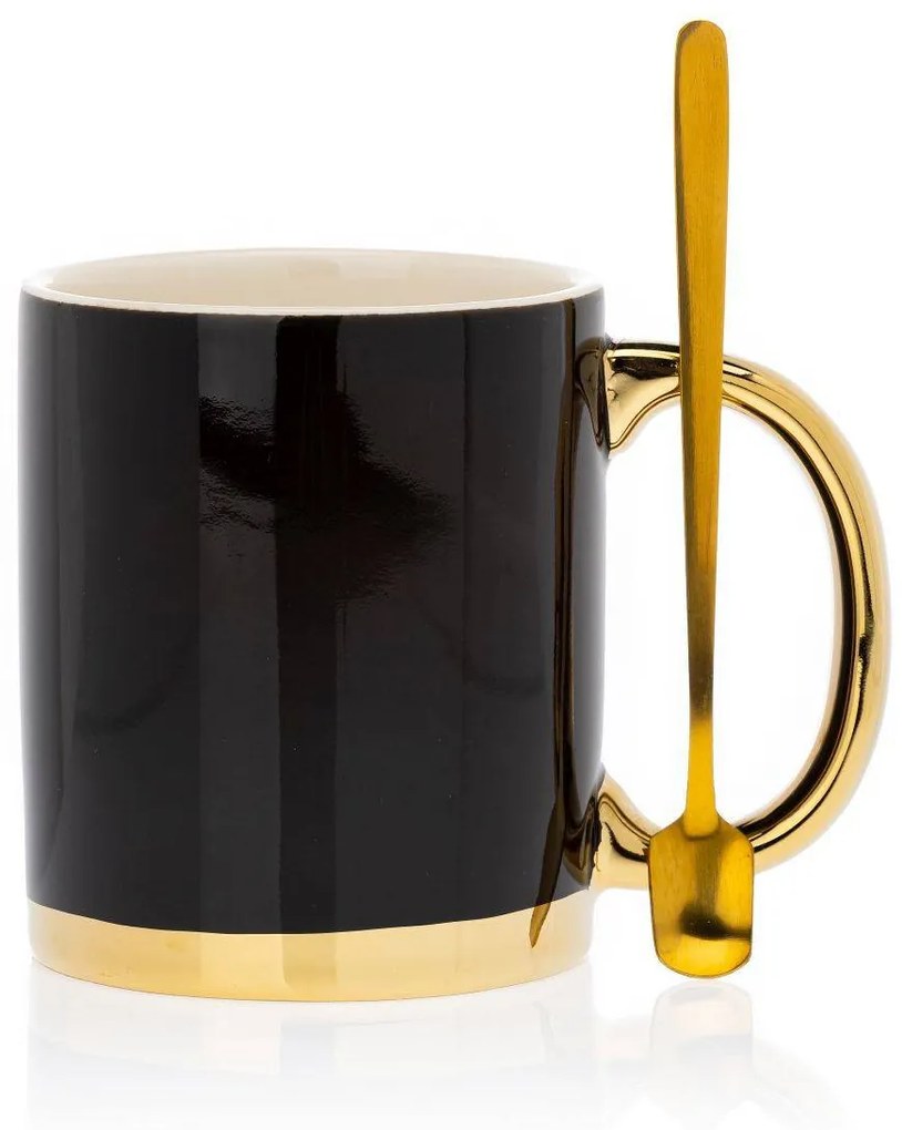 Keramický hrnček Lana Black 300 ml