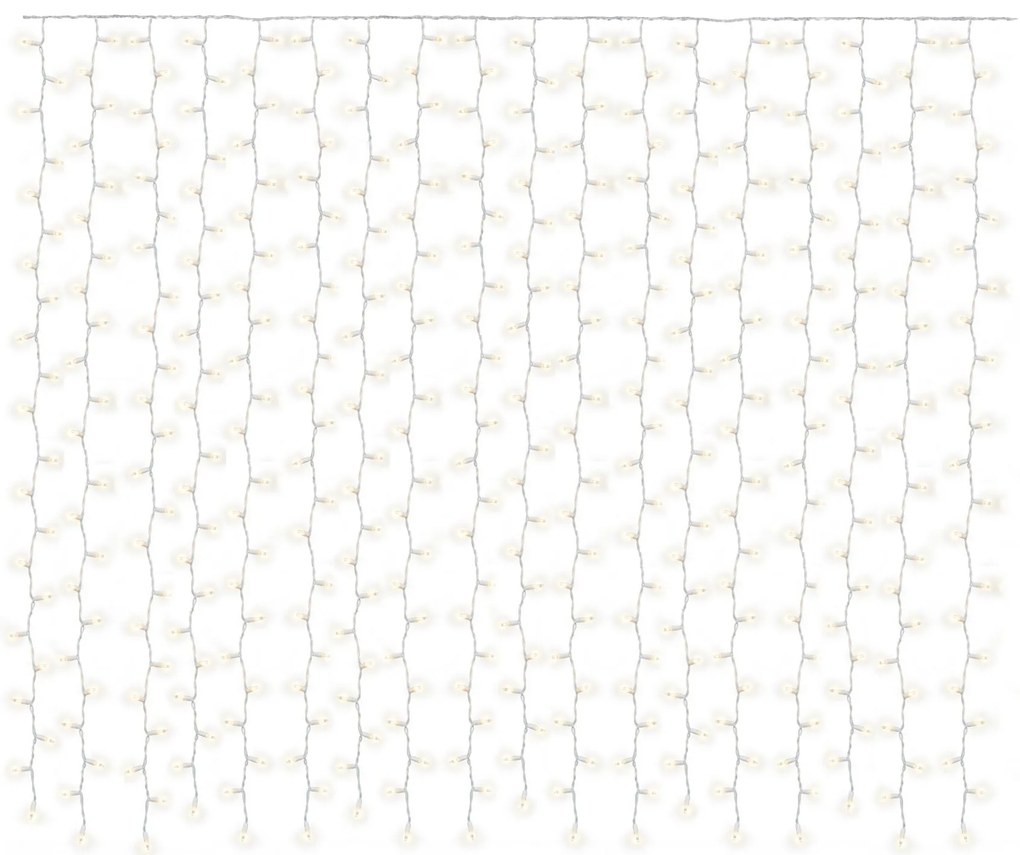 Tutumi Tutumi, LED záves 300 diód 3x3m GL2001, teplé biele svetlo, CHR-00316