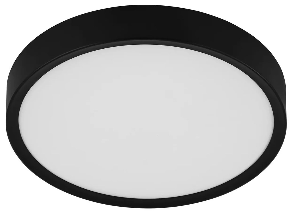EGLO LED stropné prisadené osvetlenie MUSURITA, 16,8 W, teplá biela, 34cm, okrúhle, čierne