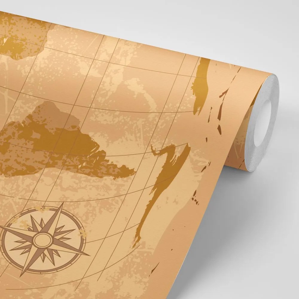 Tapeta historická mapa sveta