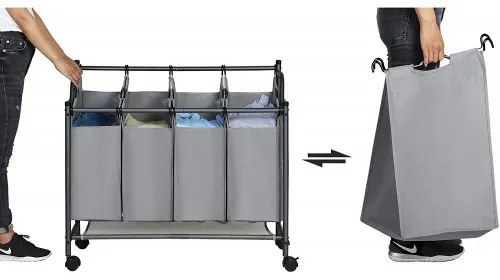 Vozík na bielizeň SONGMICS LSF005GS