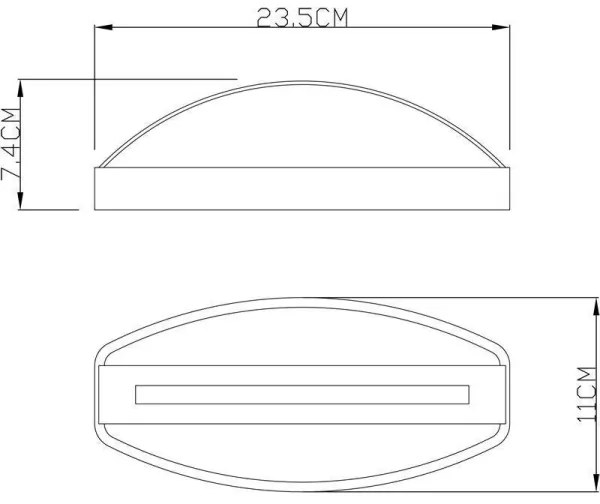 Deko-Light 731093 -LED Vonkajšie nástenné svietidlo ERIDANI 13W/230V IP44 antracit