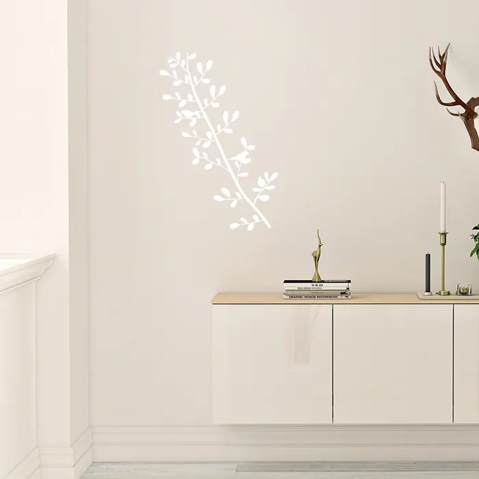Sablio Samolepka na stenu: Keřík - 24x60 cm