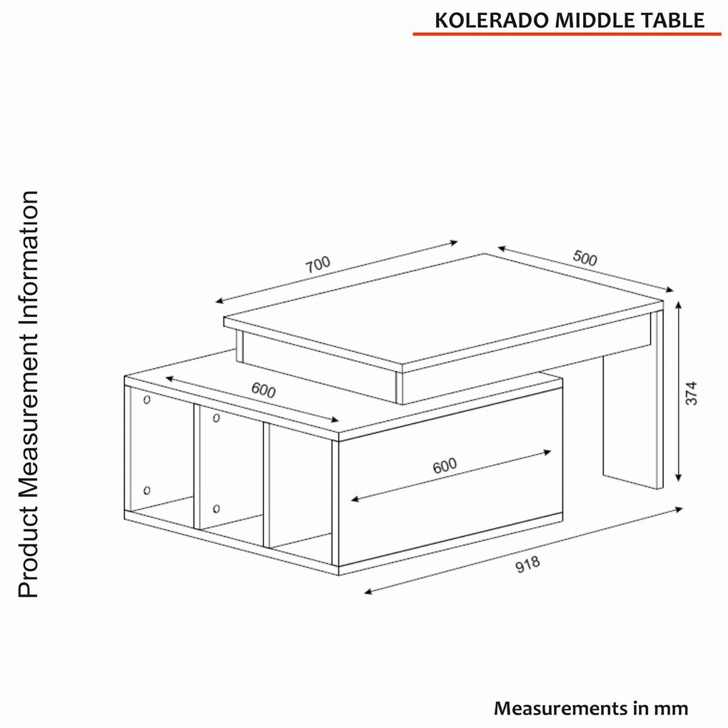 Konferenčný stolík Kolorado (travertín + piesková) . Vlastná spoľahlivá doprava až k Vám domov. 1102230