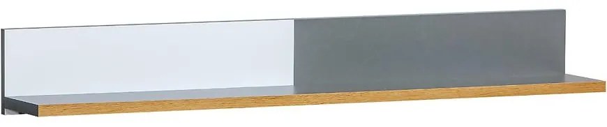 Polička W9 Werso Riviera/Biely/Antracyt