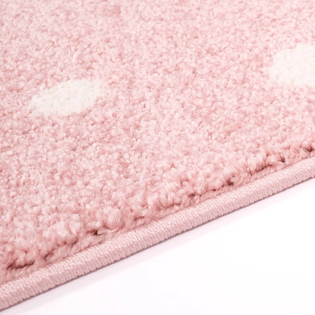 Dekorstudio Moderný koberec BUBBLE - Ružový Tučniak Rozmer koberca: 160x225cm