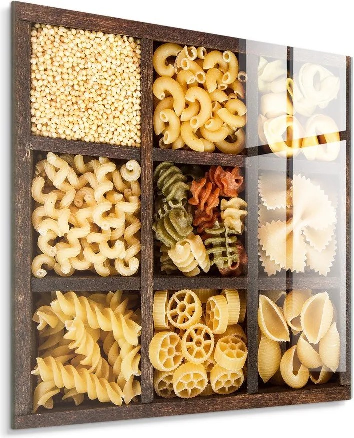 Sklenený obraz 30x30 cm Pasta Box – Styler