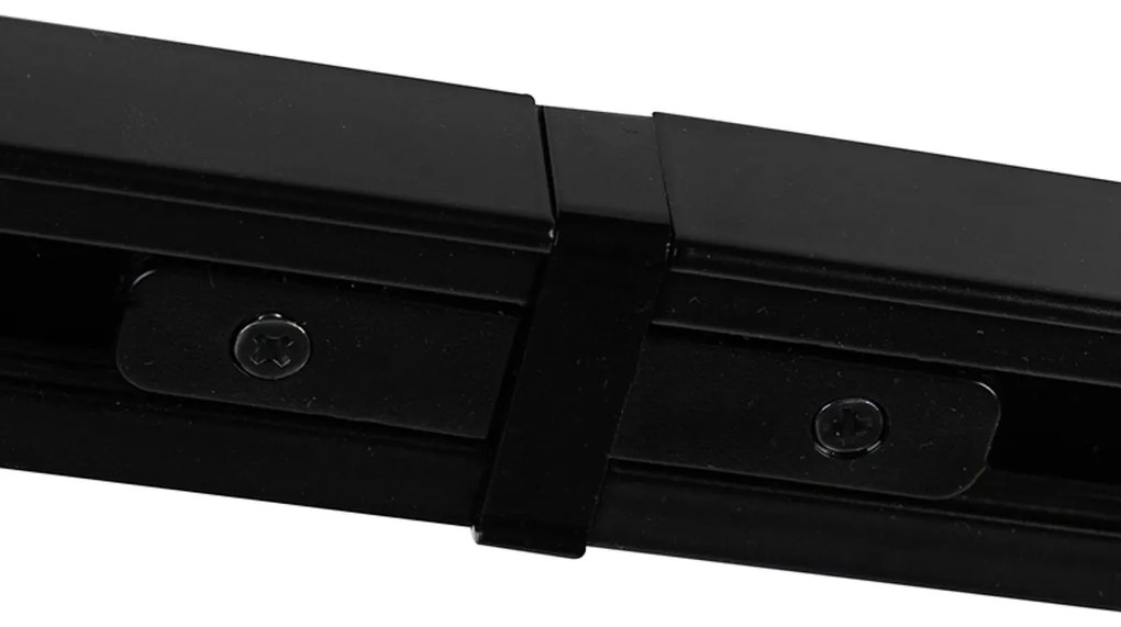 Moderný koľajnicový systém s 5 reflektormi 1-fázový čierny - Jeany