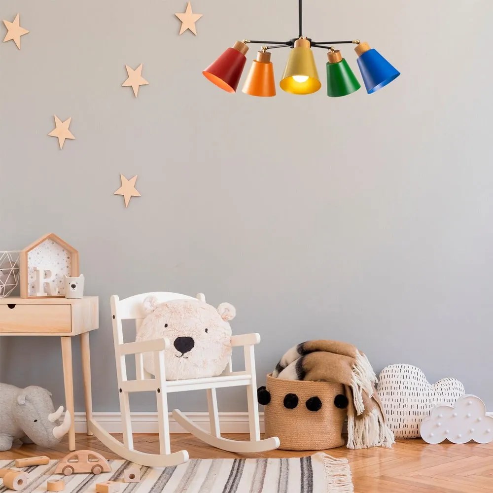 Závesné svietidlo s kovovým tienidlom ø 58 cm Manavgat – Opviq lights