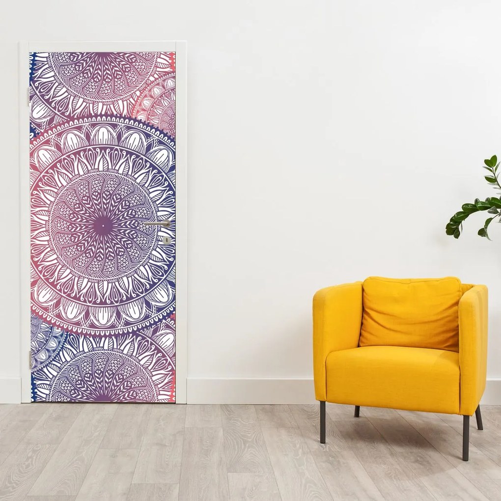 Fototapeta na dvere - Mandaly (95x205cm)