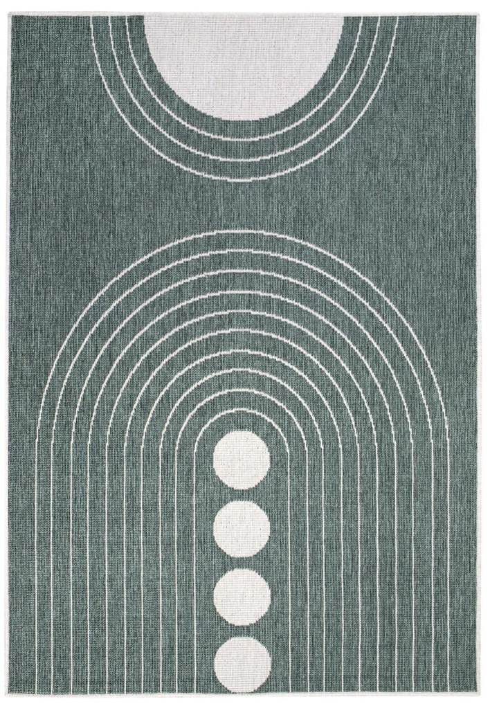 Dekorstudio Obojstranný koberec na terasu DuoRug 5739 - zelený Rozmer koberca: 200x290cm