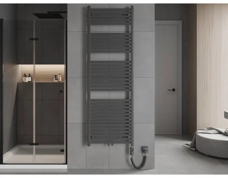 Mexen Hades, elektrické vykurovacie teleso 1800 x 600 mm, 900 W, antracitová, W104-1800-600-2900-66