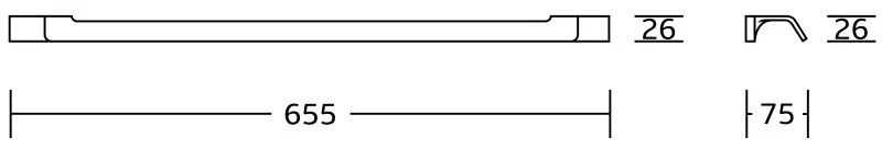 Mexen Rino, držiak na uteráky, chrómová, 7027024-00