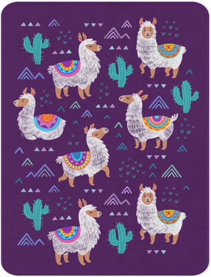 Detský koberec OYO Kids Llama Adventures, 100 x 140 cm