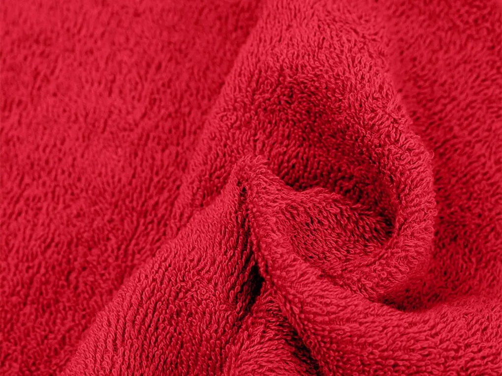 Detský uterák Bella červený 30x50 cm, 100% bavlna
