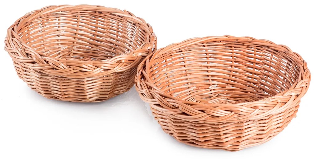 Košík prútený Freude V.priemer 23 x v. 9(cm)