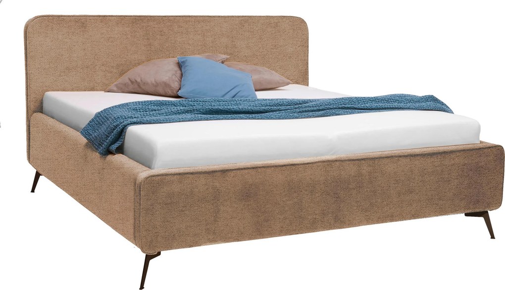 XXXLutz ČALÚNENÁ POSTEĽ, 180/200 cm, béžová Moderano - Postele - 000504000109