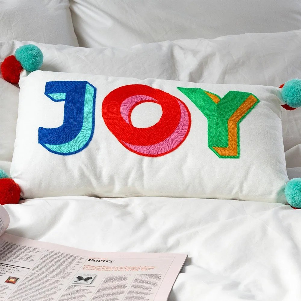 Detský vankúšik s prímesou bavlny 50x33 cm Joy – Rex London