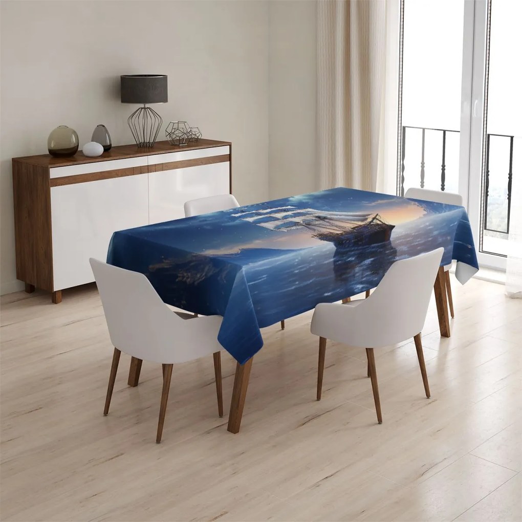 Sablio Obrus Plachetnica medzi horami - 90x90 cm