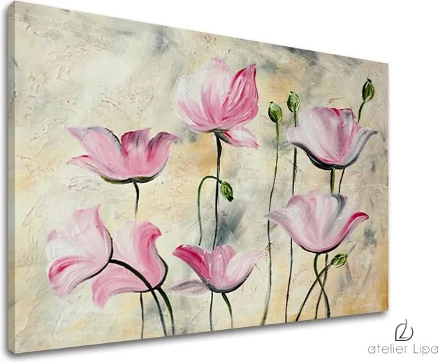 Autorská reprodukcia na plátne KVETY