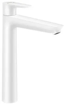 Hansgrohe Talis E vysoká umývadlová batéria bez výpuste matná bílá 71717700