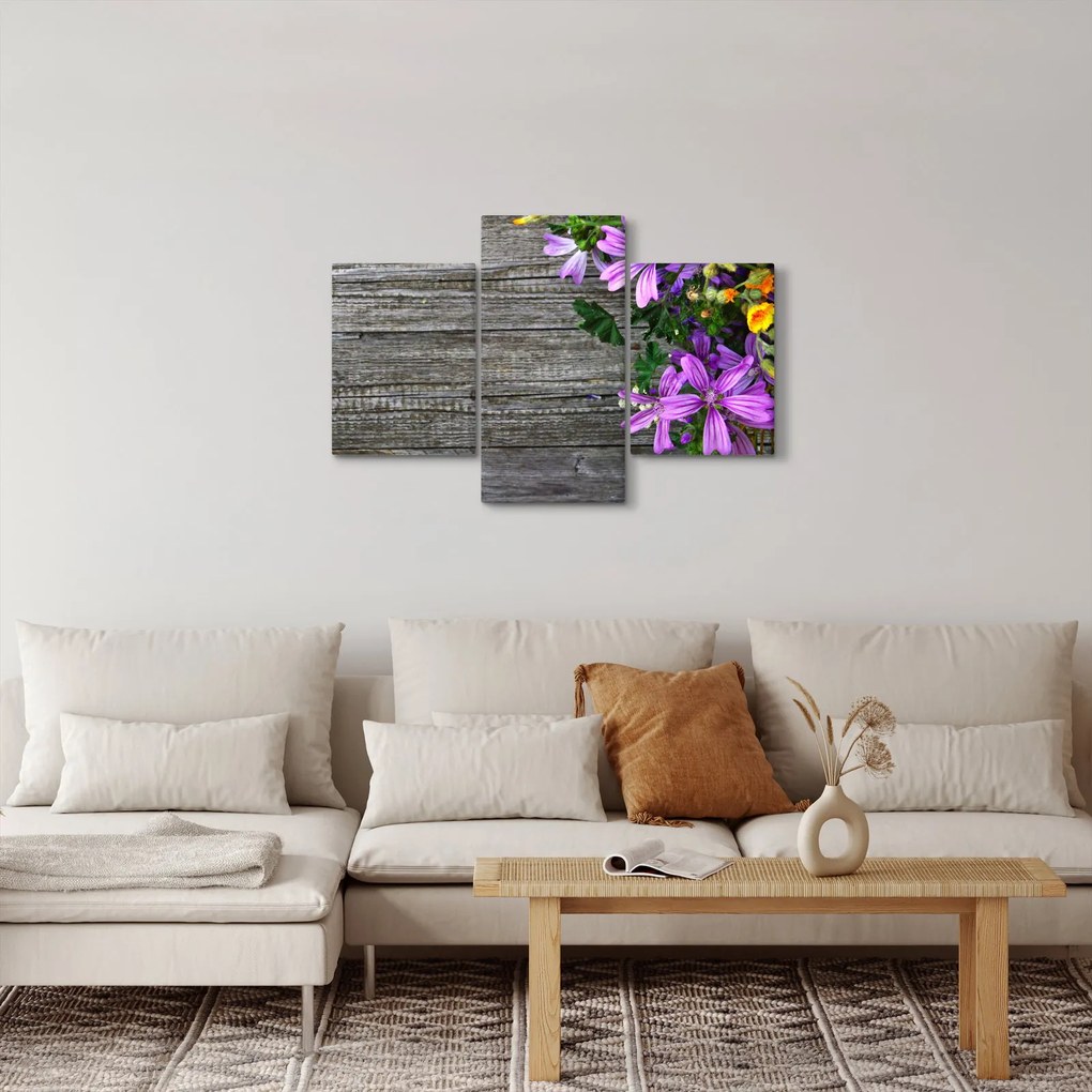 Obraz - lúčne kvety (90x60 cm)