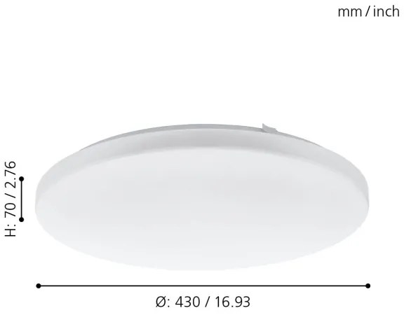 Eglo 97873 - LED Stropné svietidlo FRANIA LED/33,5W/230V