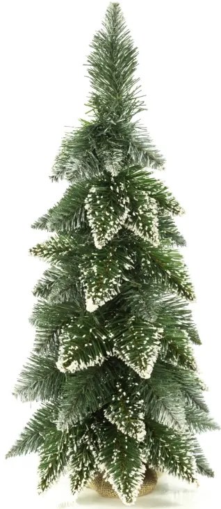 Vianočný stromček Borovica diamantová so striebornými trblietkami 55 cm