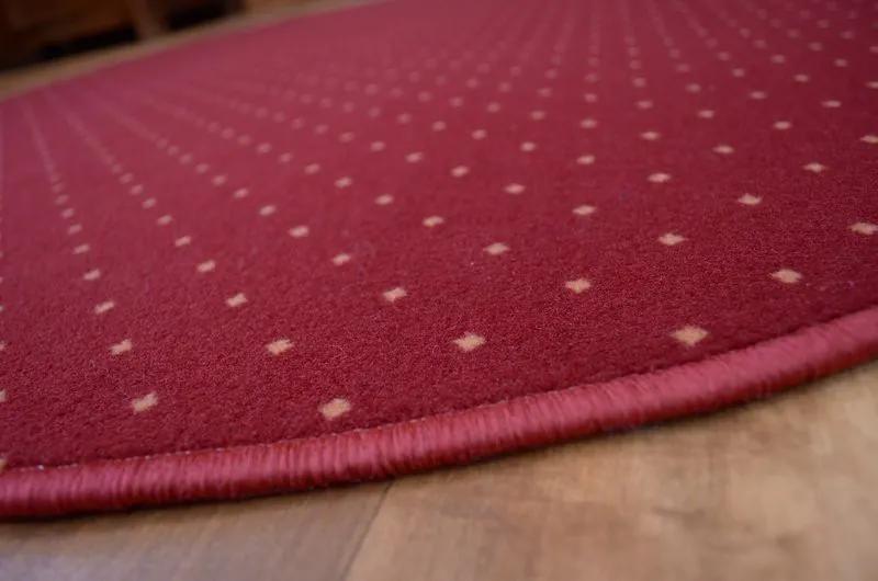 Okrúhly koberec AKTUA Breny červený